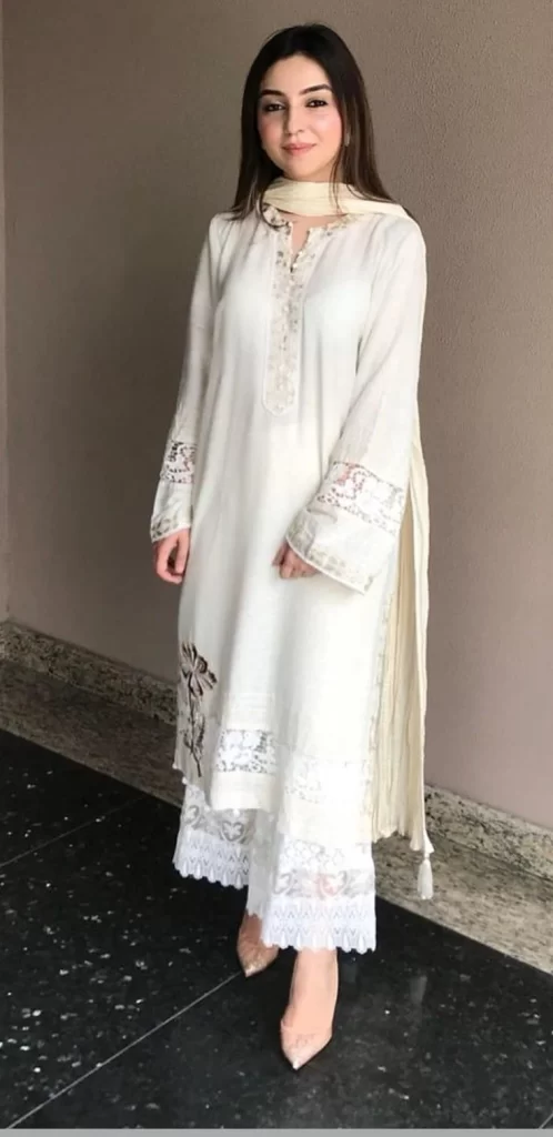 Kurti with Palazzo Best Mehndi Dresses for Girls