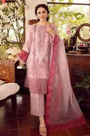 Traditional Embroidered Lawn Suit