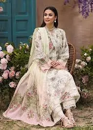 Vintage Embroidered Lawn Suit