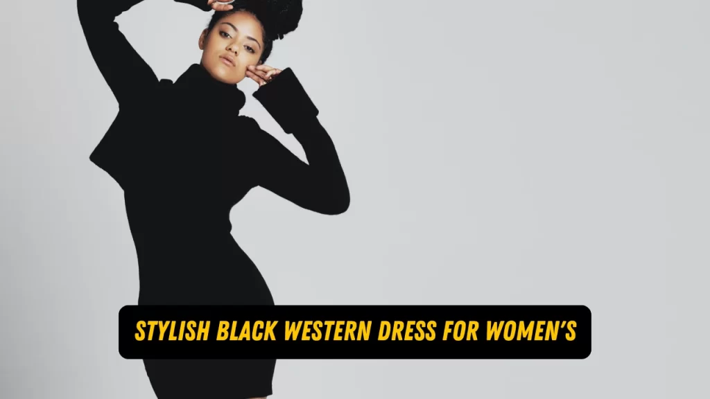 Black Western Dress