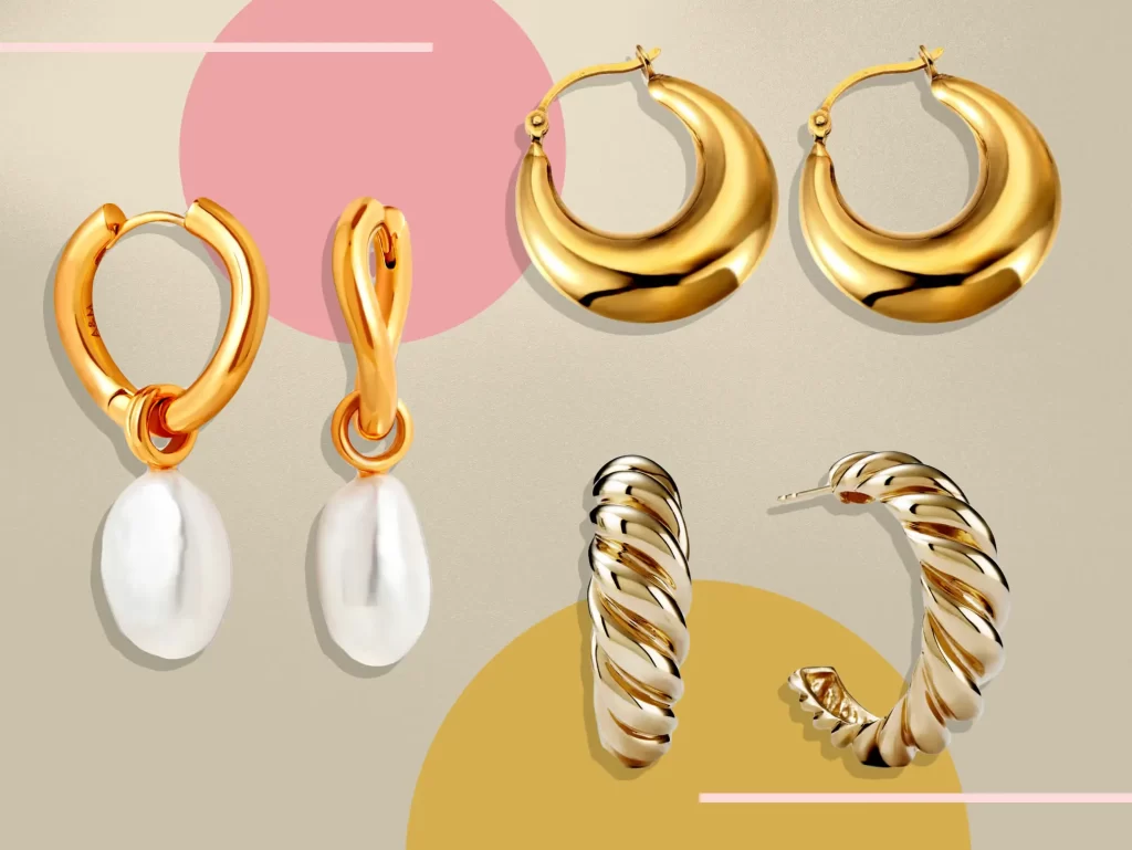 gold earrings designs for daily use