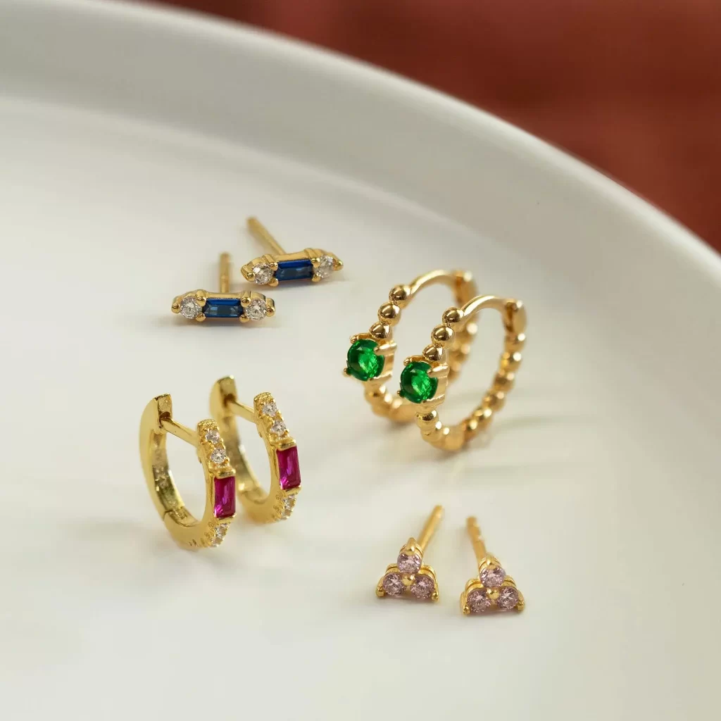 gold earrings designs for daily use