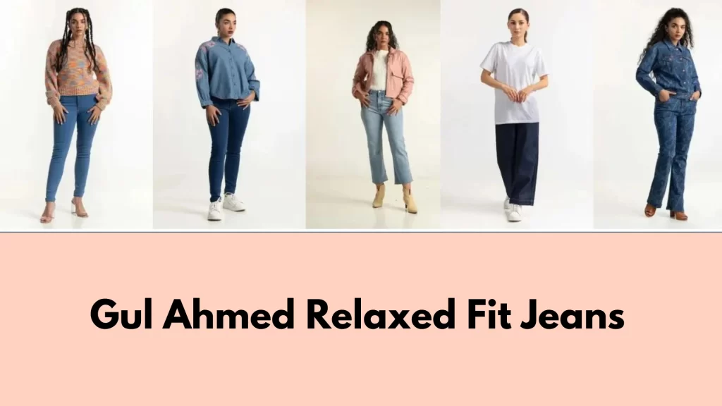 Gul Ahmed Relaxed Fit Jeans