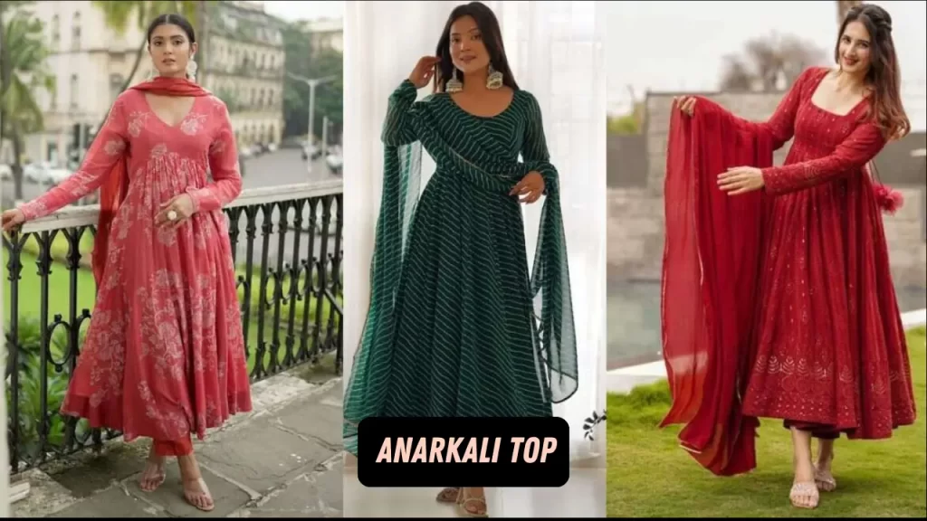 Anarkali Top shirt design for girls