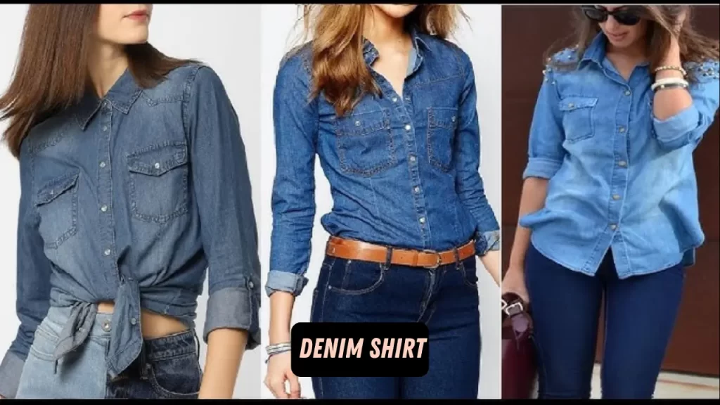 Denim Shirt design for girls