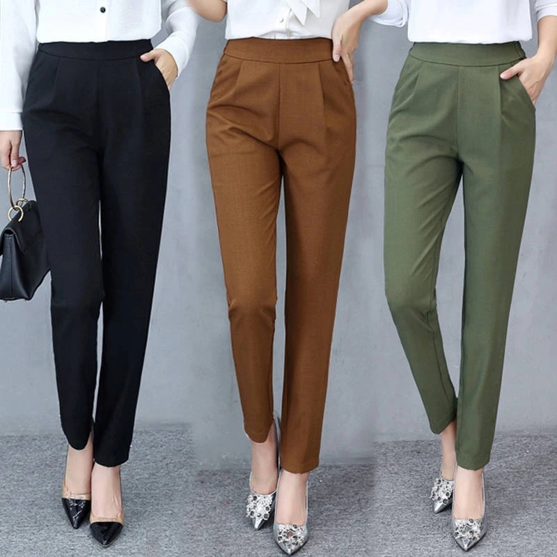 High-Waisted Trousers