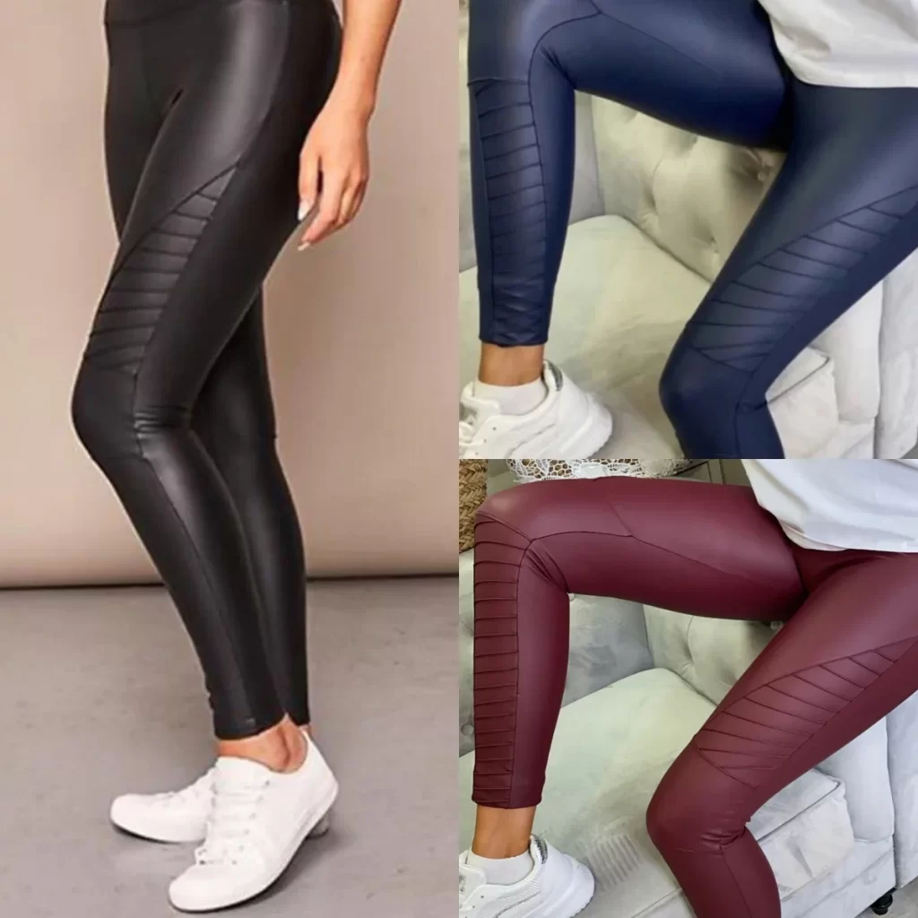 Leather-Look Leggings