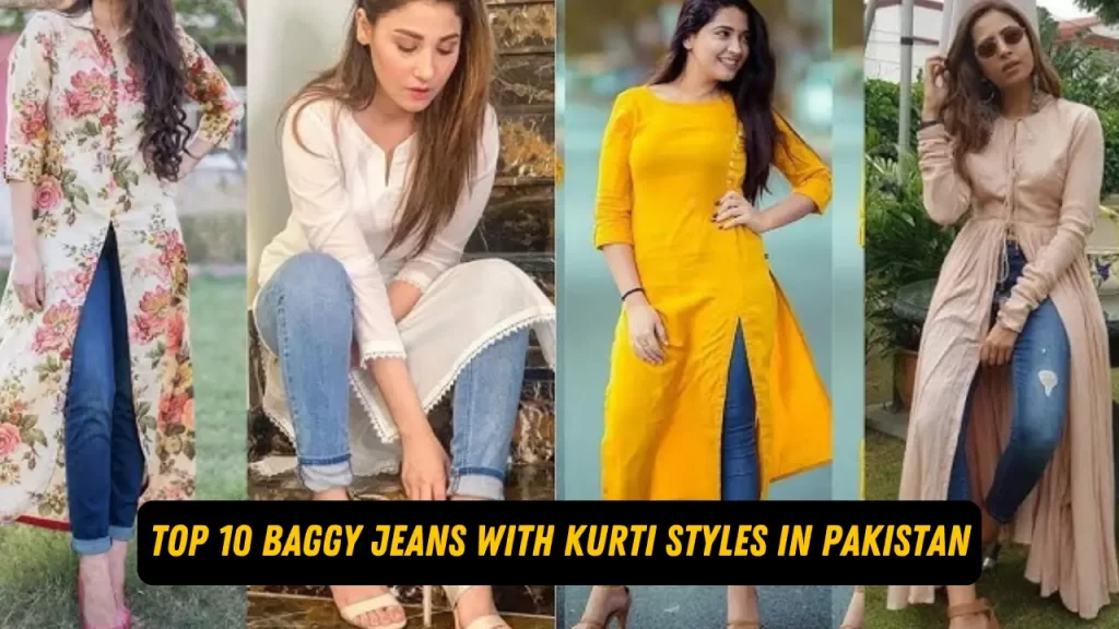 baggy jeans with kurti