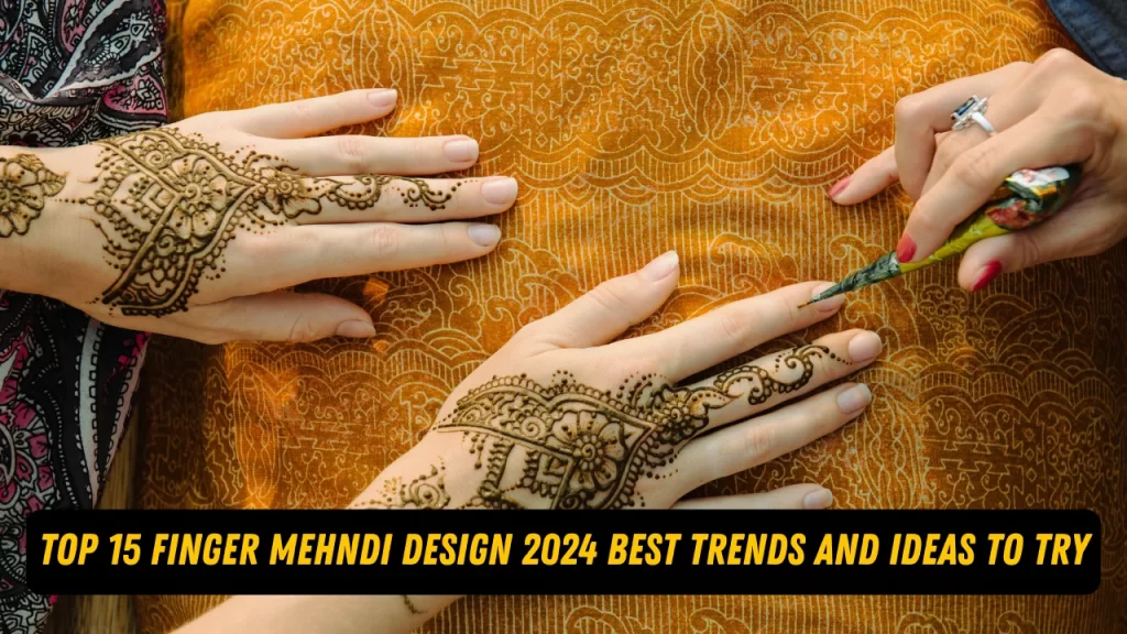 finger mehndi design 2024