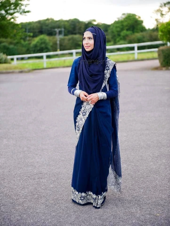 saree with hijab