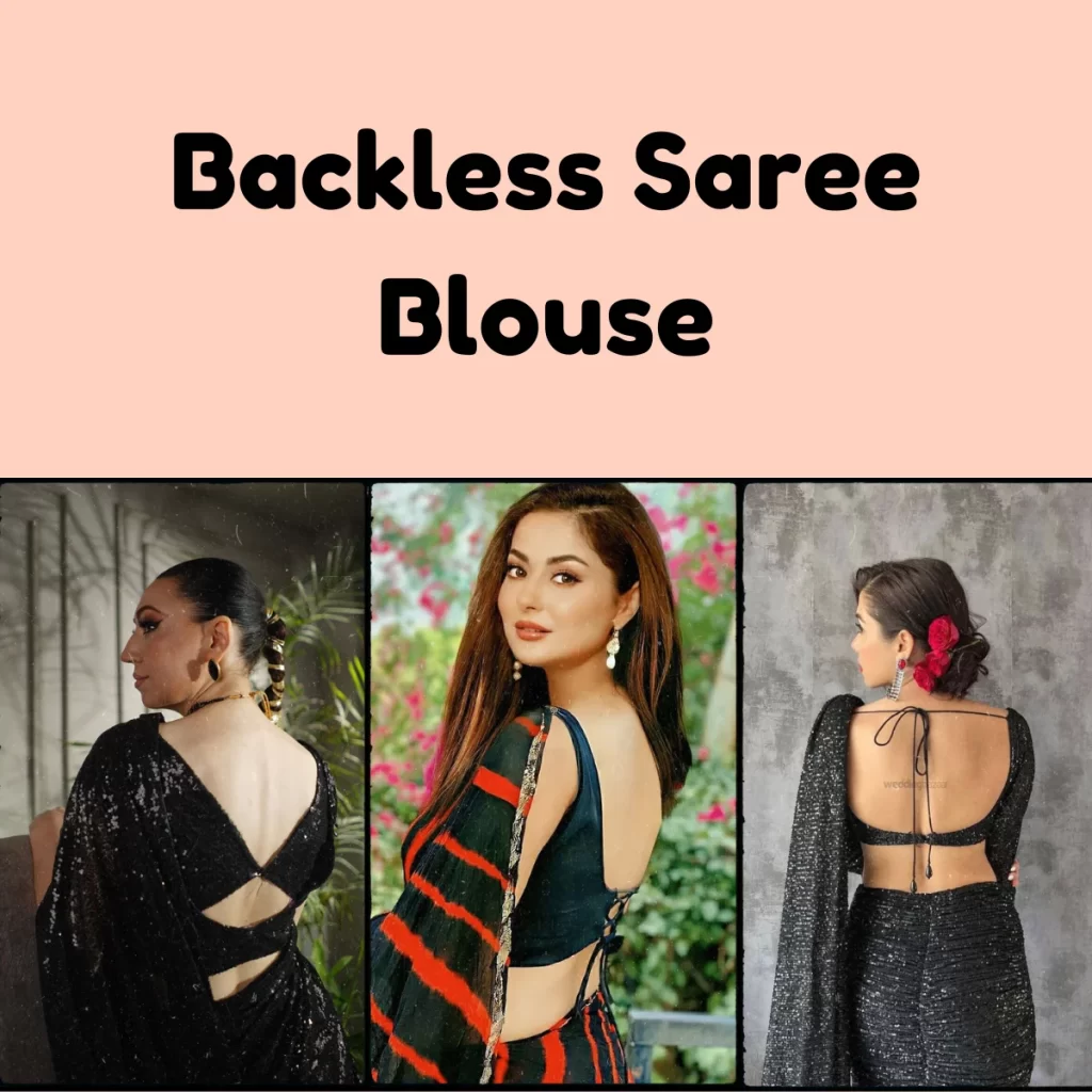 Backless Saree Blouse