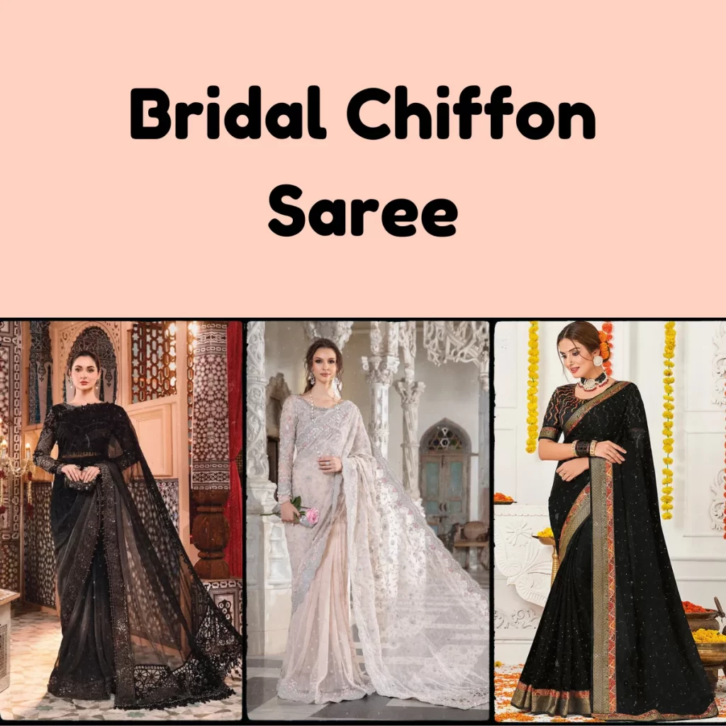 Bridal Chiffon Saree