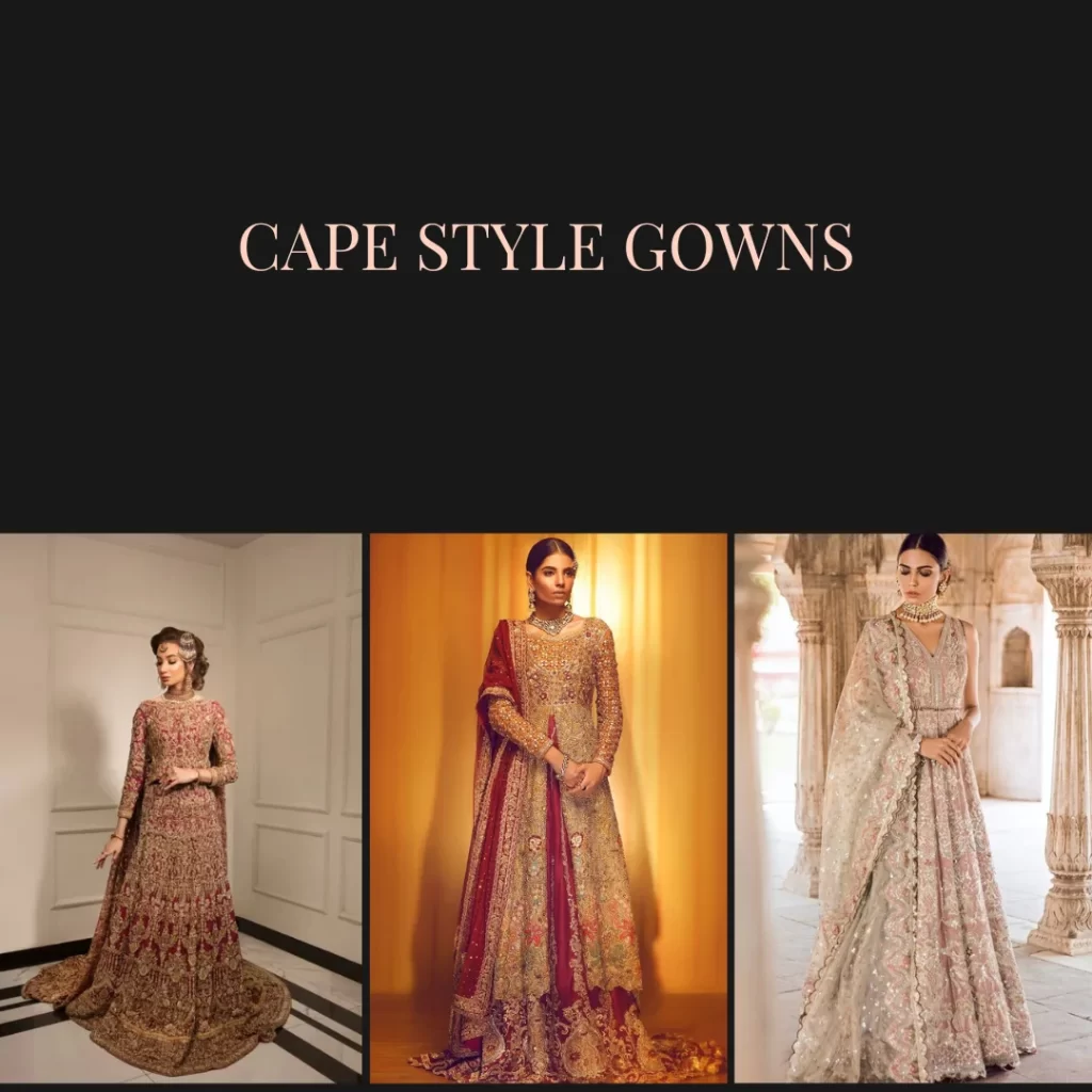 Cape Style Gowns