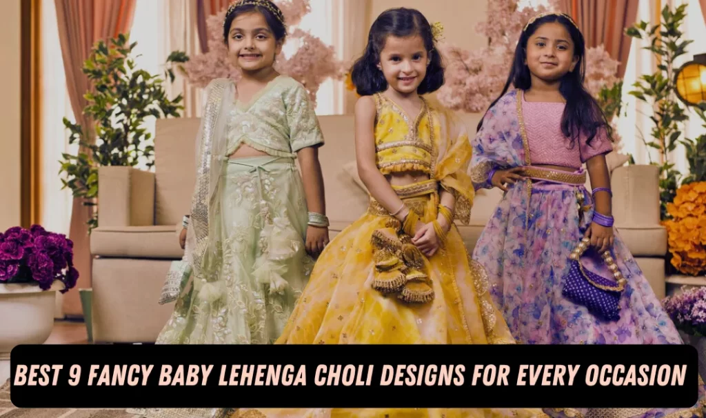 Fancy Baby Lehenga Choli Designs