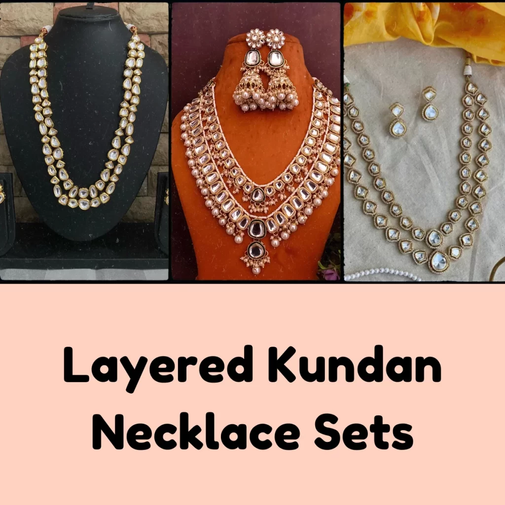 Layered Kundan Necklace Sets