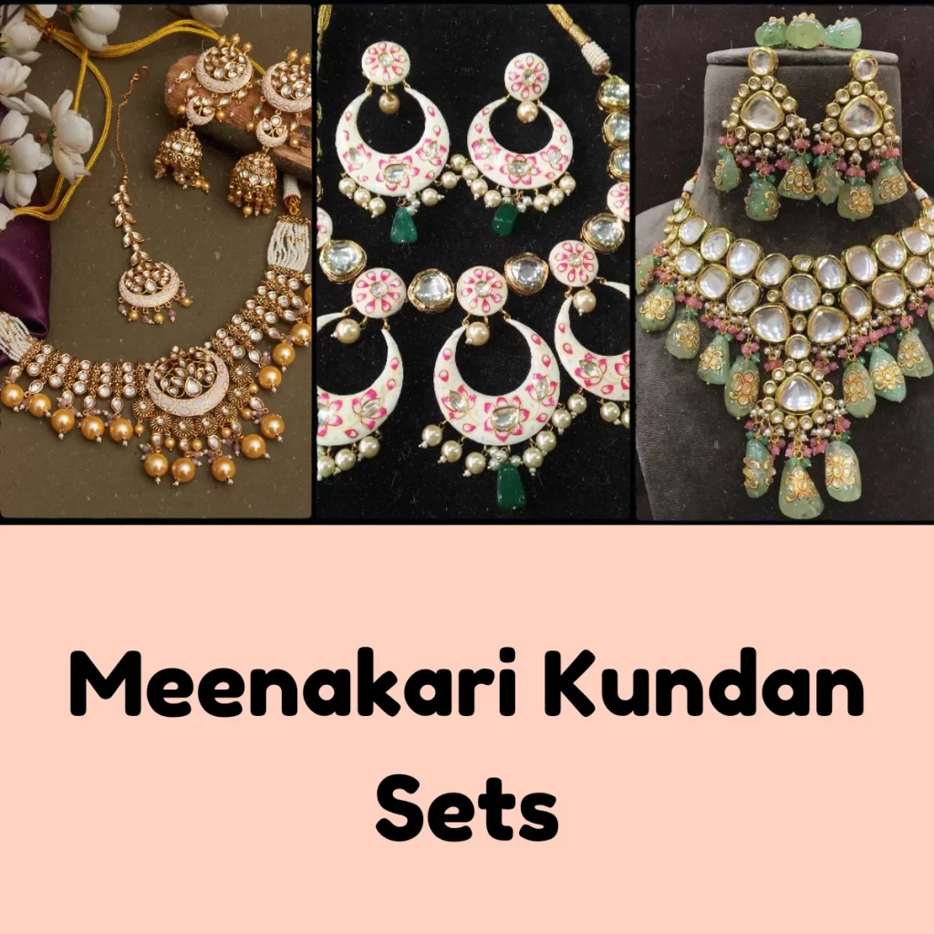 Meenakari Kundan Sets