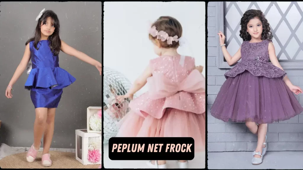 Peplum Net Frock