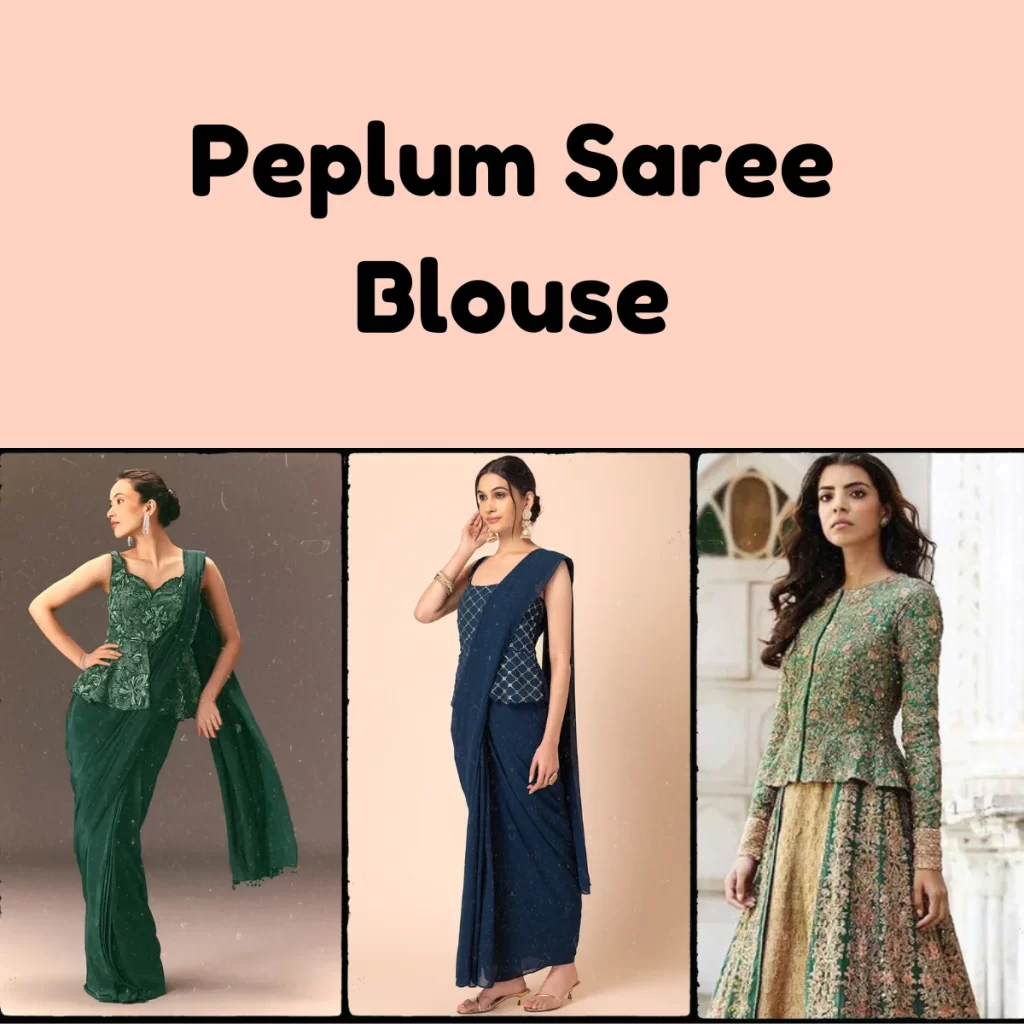 Peplum Saree Blouse