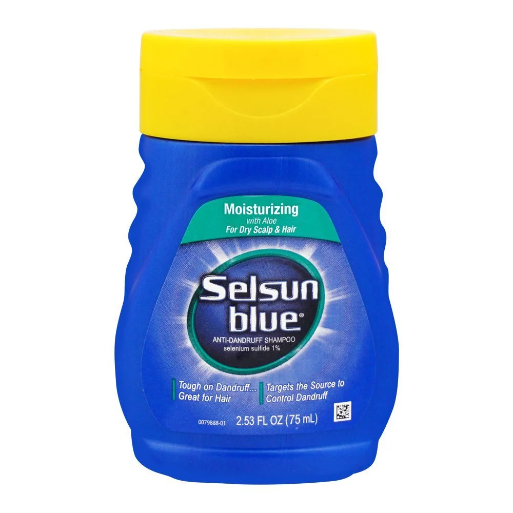 Selsun Blue Moisturizing With Aloe Anti-Dandruff Shampoo