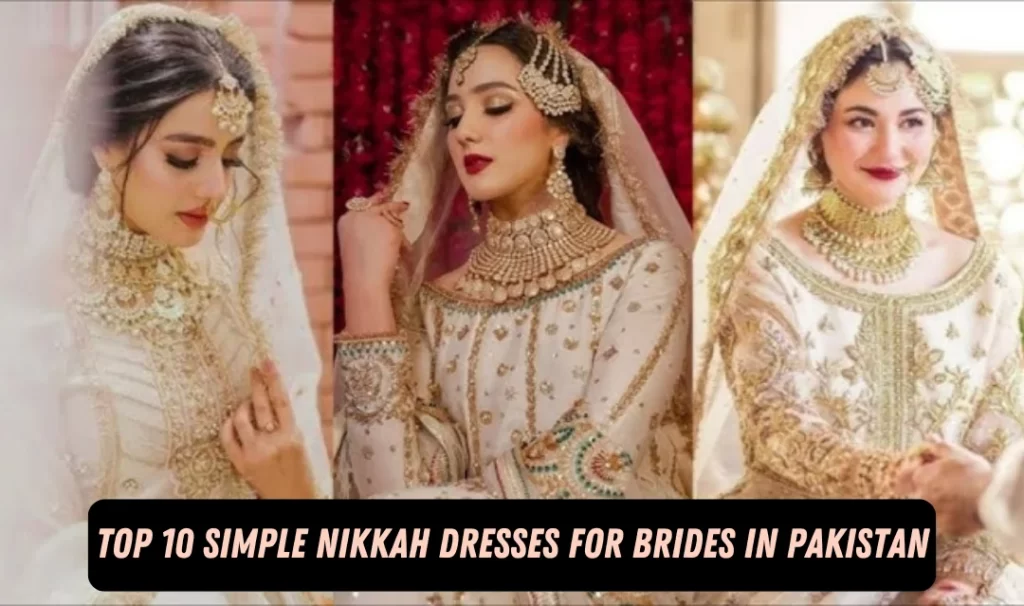 Simple Nikkah Dresses for Brides