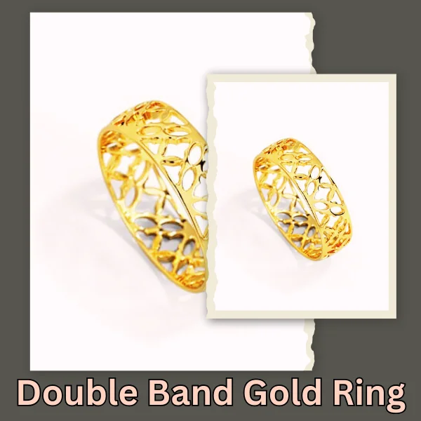 Double Band Gold Ring