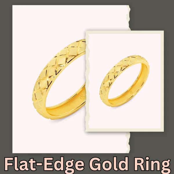 Flat-Edge Gold Ring