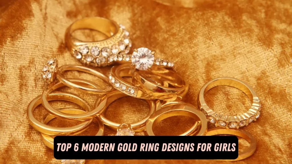 Modern Gold Ring Designs for Girls