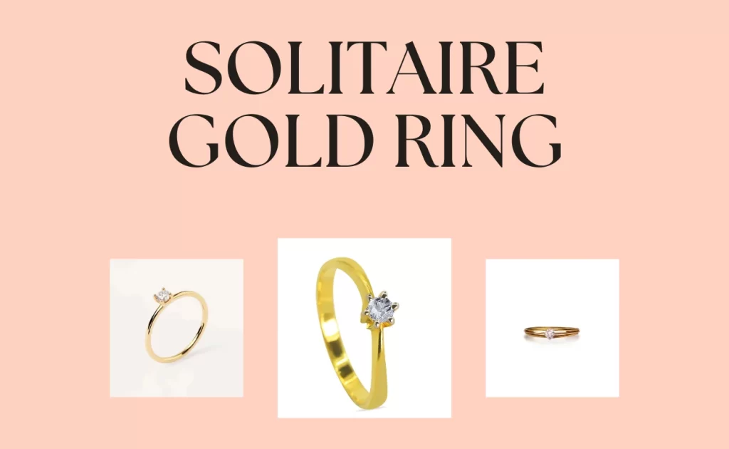 Solitaire Gold Ring