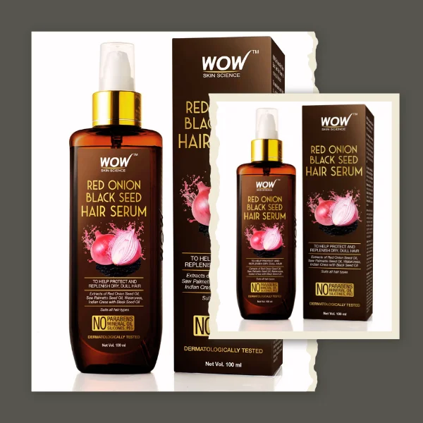 WOW Skin Science Red Onion Black Seed Oil